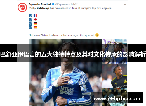 巴舒亚伊语言的五大独特特点及其对文化传承的影响解析 巴舒亚伊语言的五大独特特点及其对文化传承的影响解析